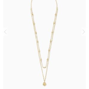 Kendra Scott Clove Multi Strand Necklace In Gold